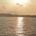 view on the mainland from the black sea